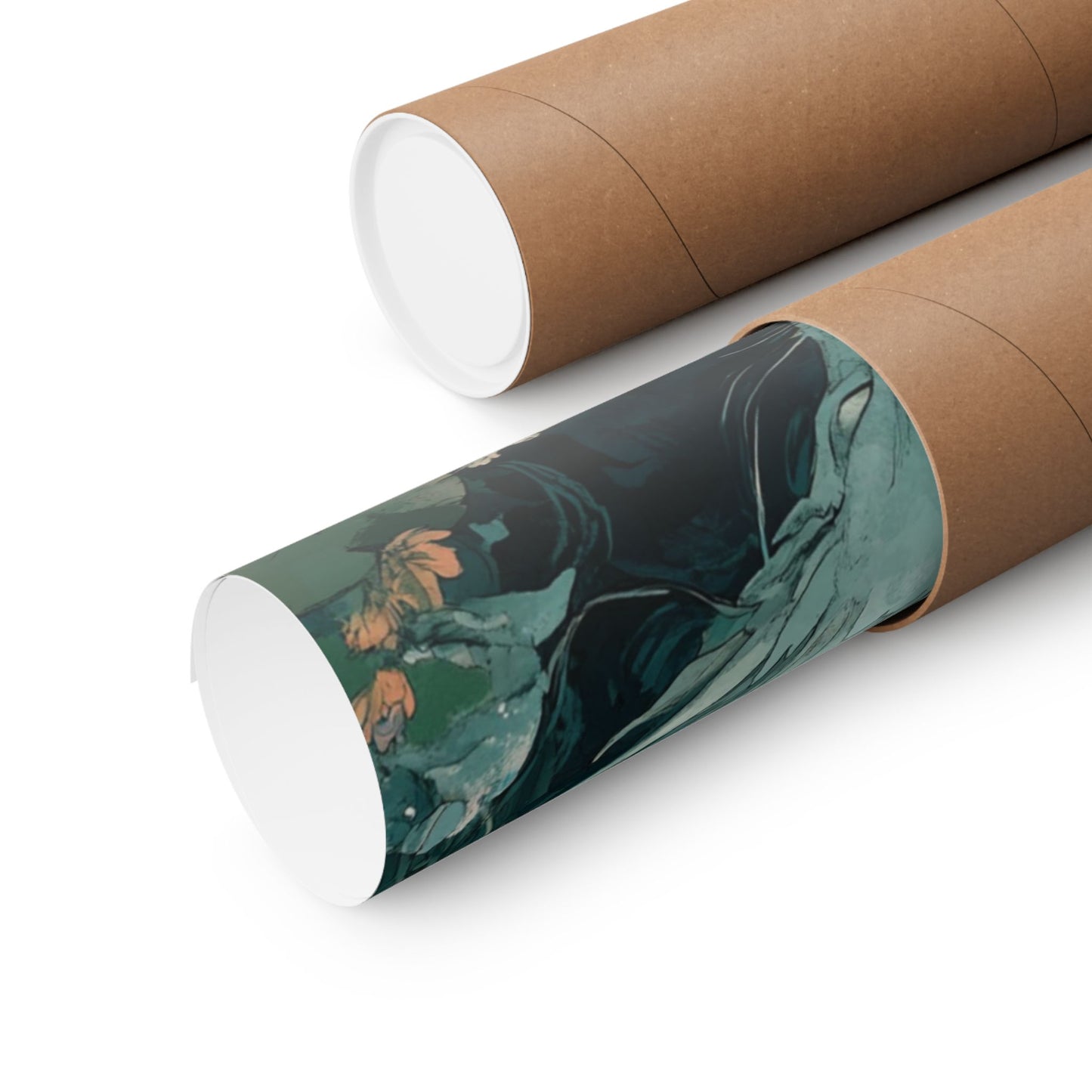 Mystical Dragon & Girl Posters