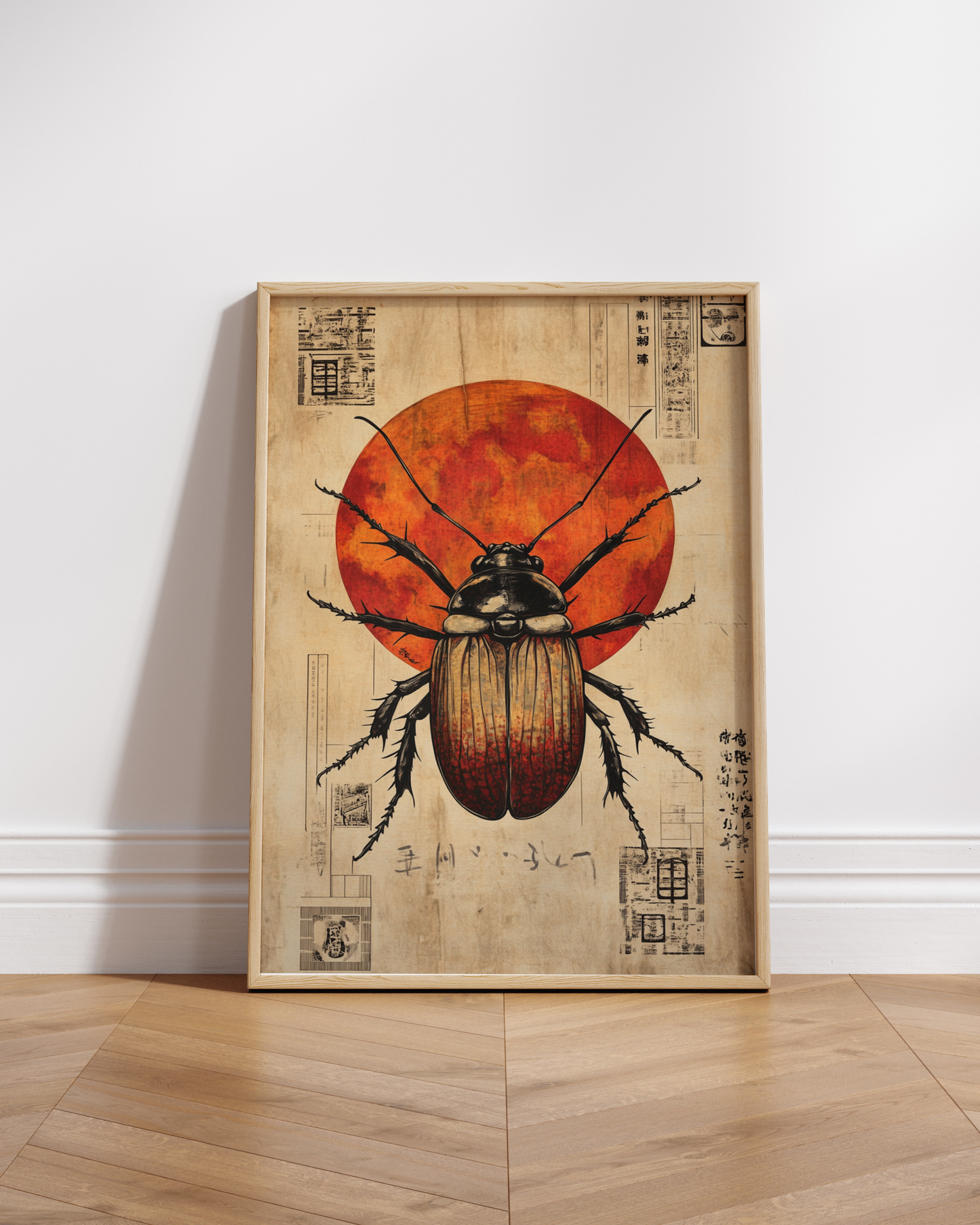 Artistic Beetle Matte Poster