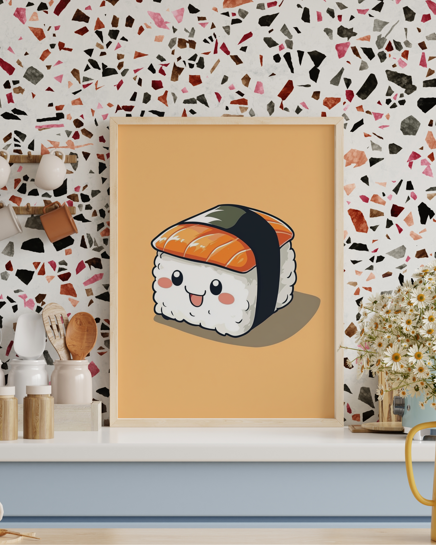 Cute Sushi Art Poster