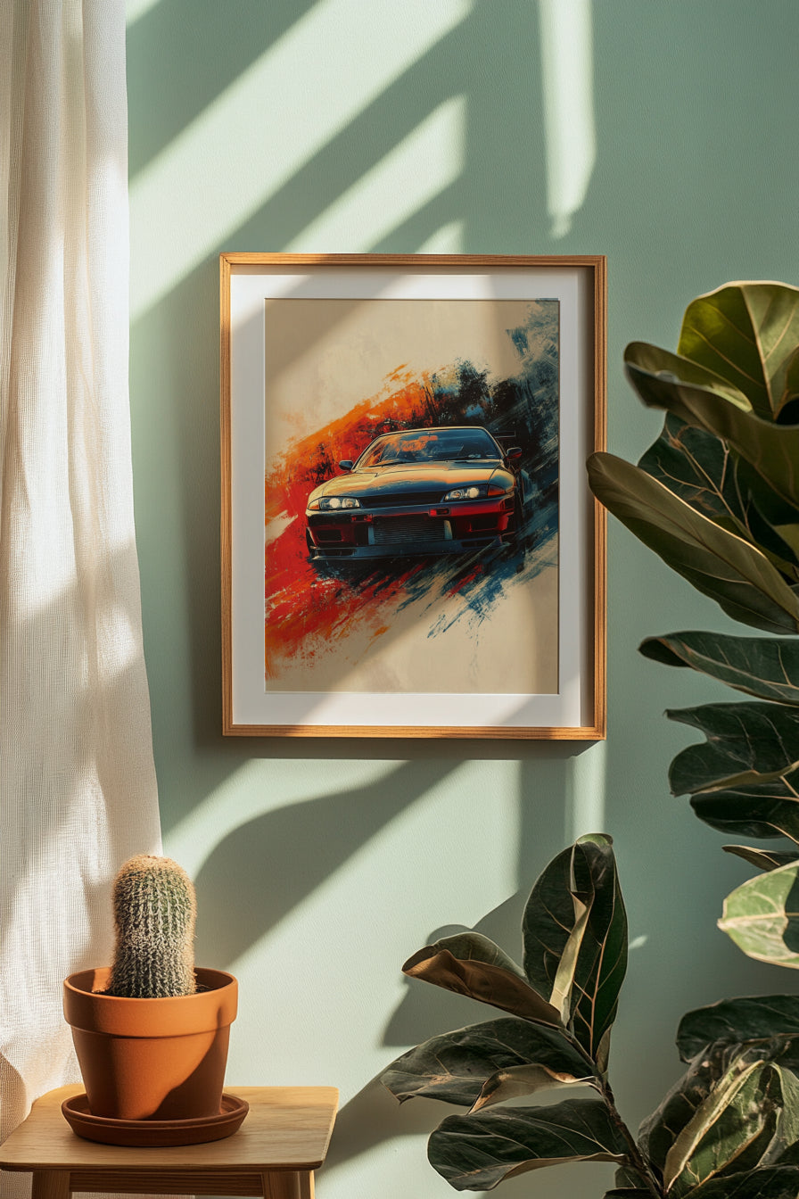 Racing Car Wall Art Poster