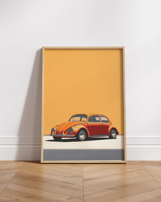 Retro Bug Wall Art Poster