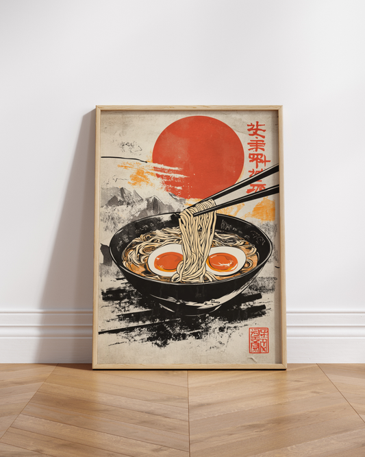 Japanese Ramen Matte Vertical Posters