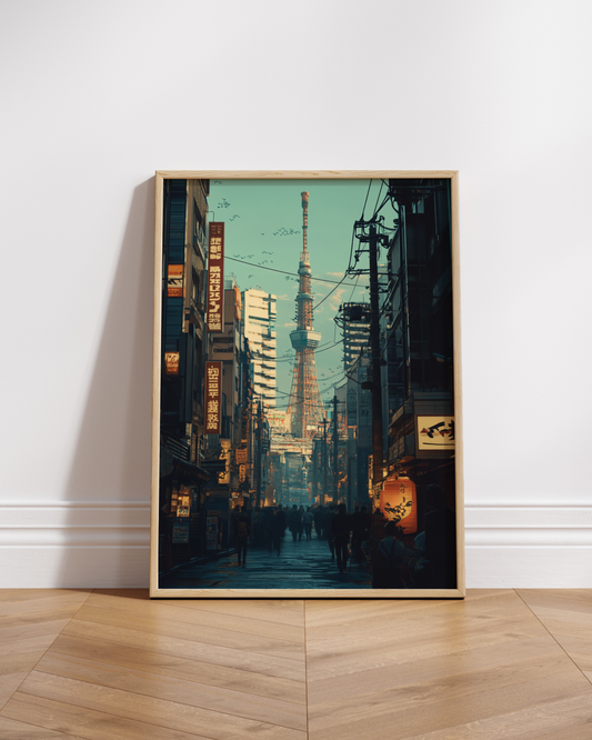 Tokyo Tower Matte Poster