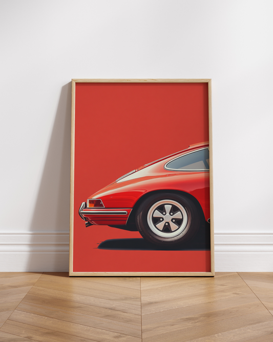 Vintage 911 Wall Art Poster