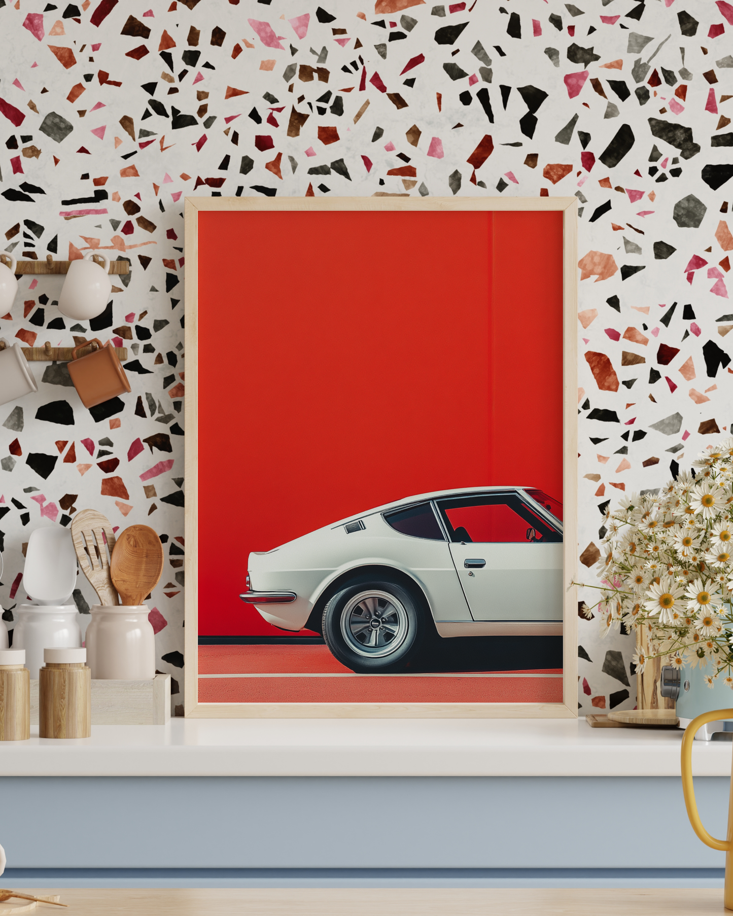 Datsun Z Car Poster
