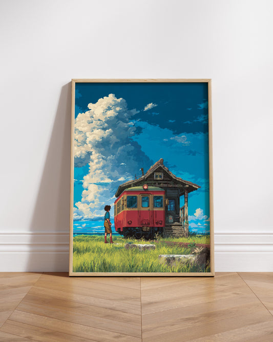 Vibrant Anime-Inspired Vertical Posters | Wall Art for Home Decor, Gift for Art Lovers, Studio Wall Art, Unique Room Decor
