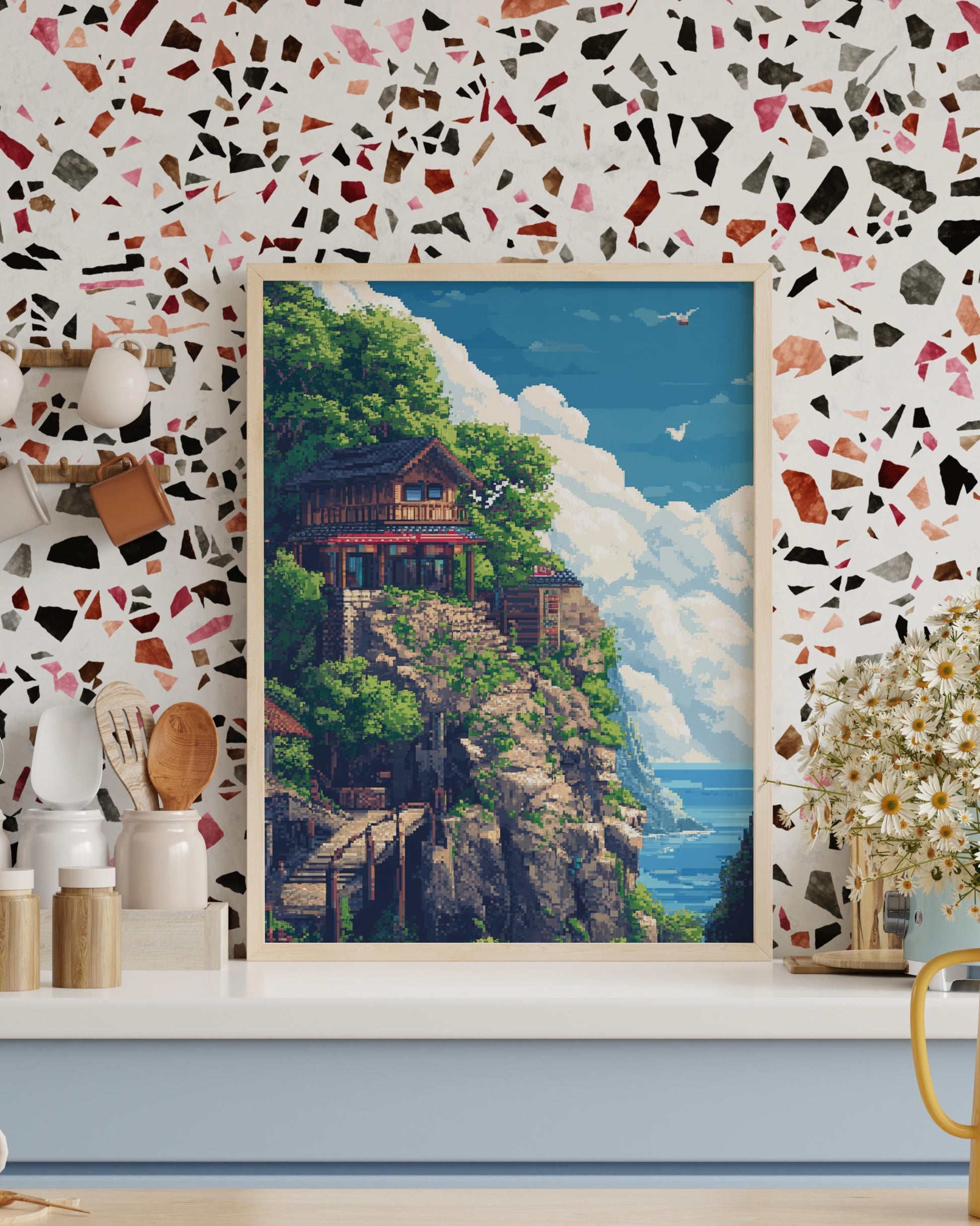 Scenic Matte Poster, Nature Landscape Art Print, Home Decor Wall Art, Perfect Gift for Nature Lovers, Aesthetic Wall Art