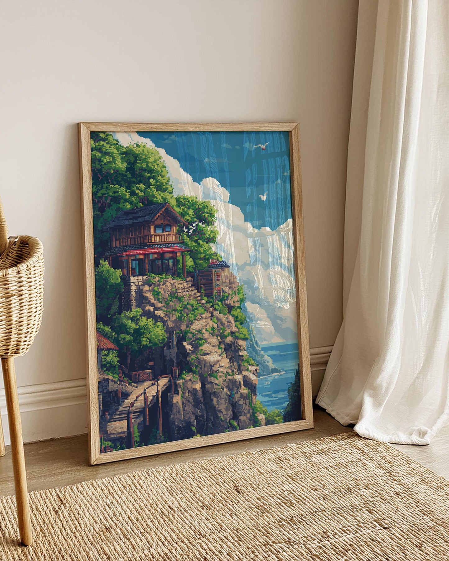 Scenic Matte Poster, Nature Landscape Art Print, Home Decor Wall Art, Perfect Gift for Nature Lovers, Aesthetic Wall Art