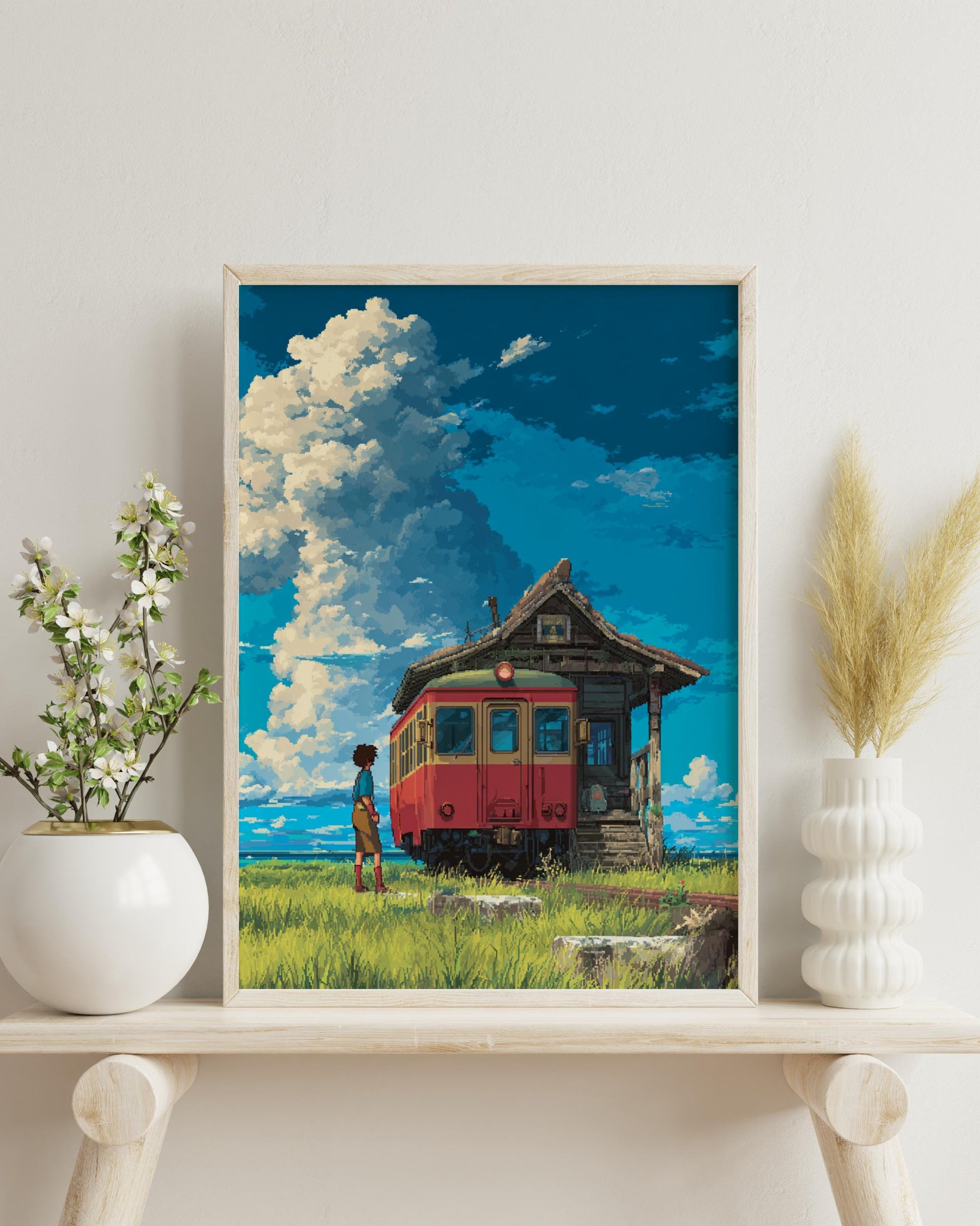 Vibrant Anime-Inspired Vertical Posters | Wall Art for Home Decor, Gift for Art Lovers, Studio Wall Art, Unique Room Decor