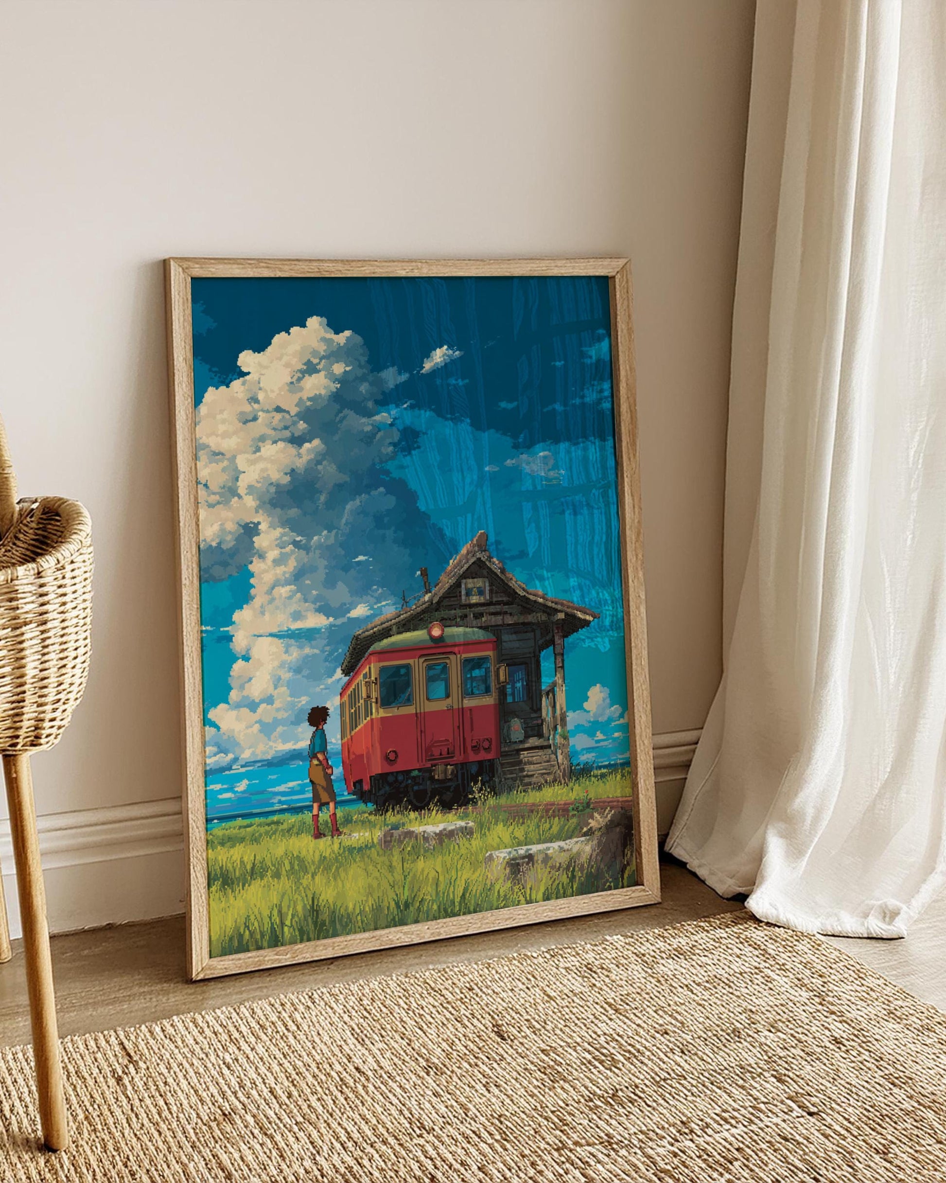 Vibrant Anime-Inspired Vertical Posters | Wall Art for Home Decor, Gift for Art Lovers, Studio Wall Art, Unique Room Decor