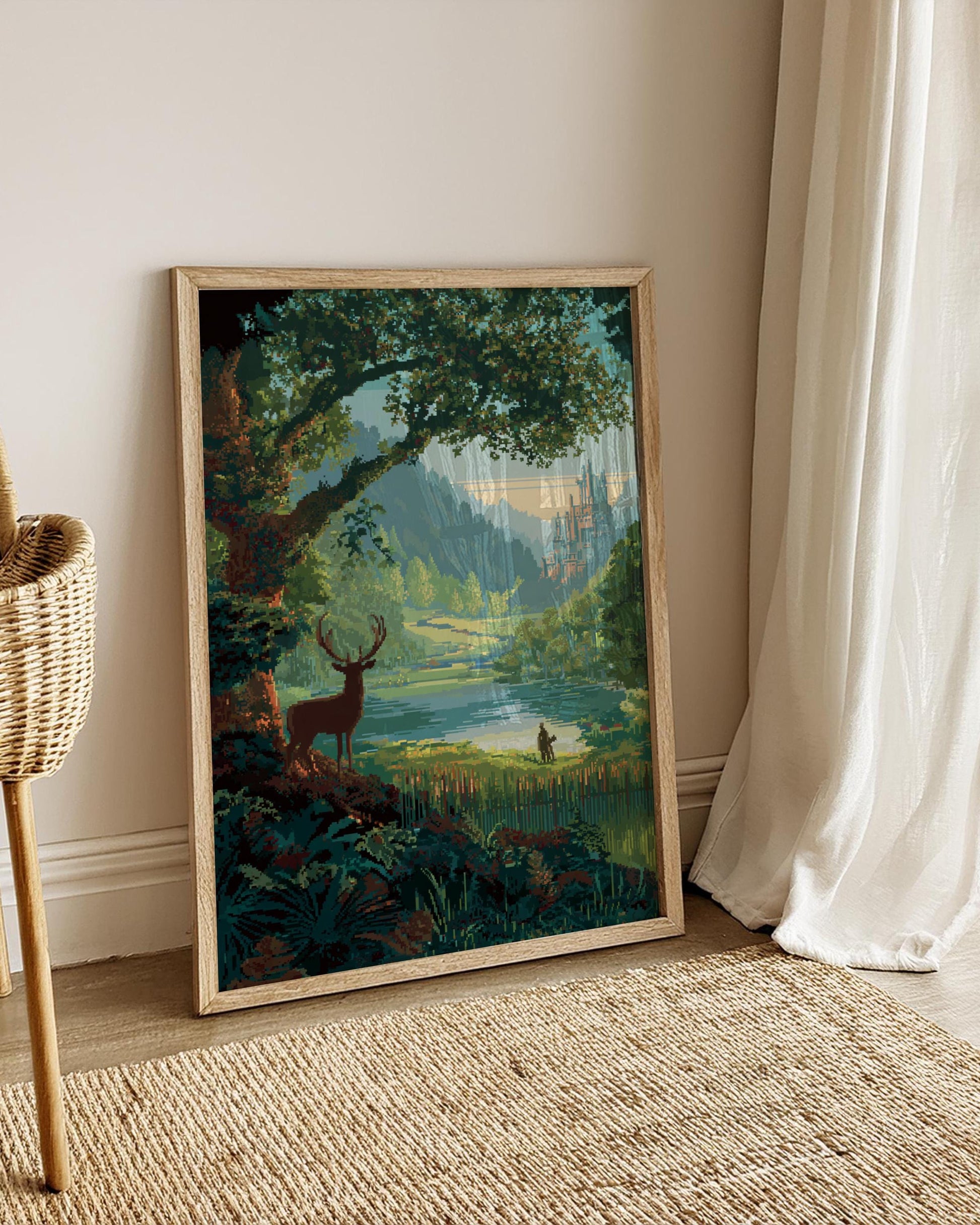 Nature-Inspired Matte Vertical Posters, Forest Decor, Landscape Art, Wall Art, Home Aesthetic, Gift for Nature Lovers
