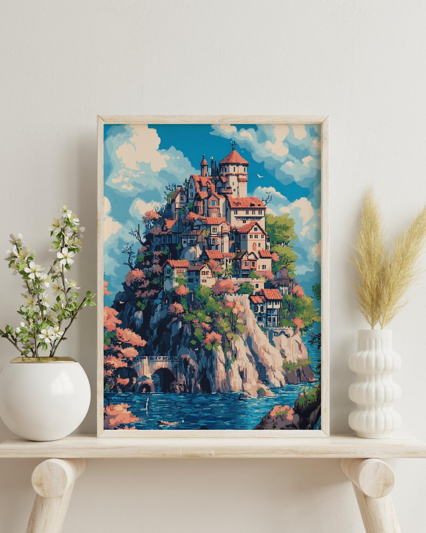 Scenic Matte Vertical Poster - Dreamy Landscape Wall Art, Home Decor, Gift for Art Lovers, Office Decoration, Vibrant Colors