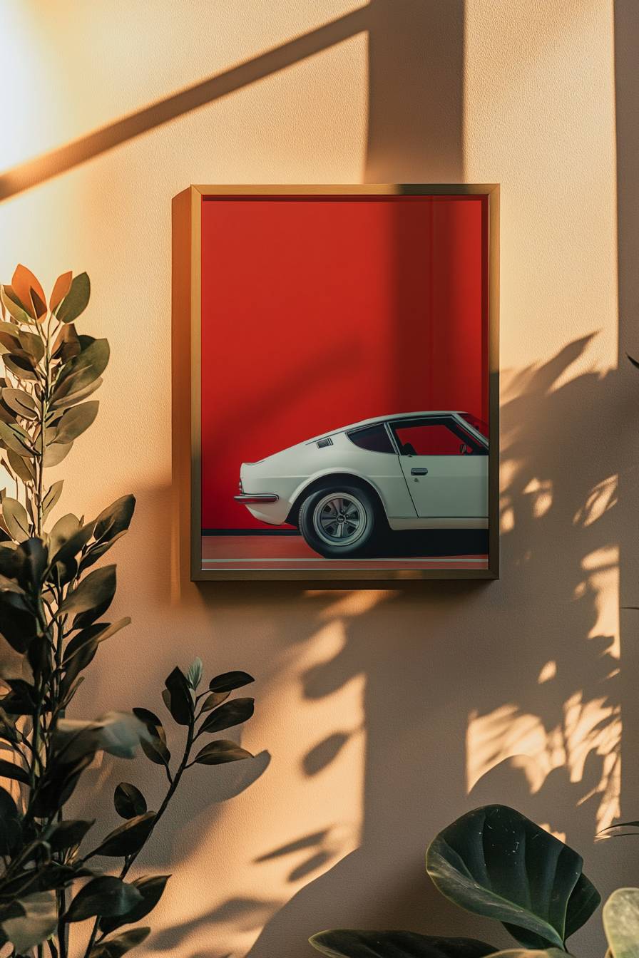 Datsun Z Car Poster